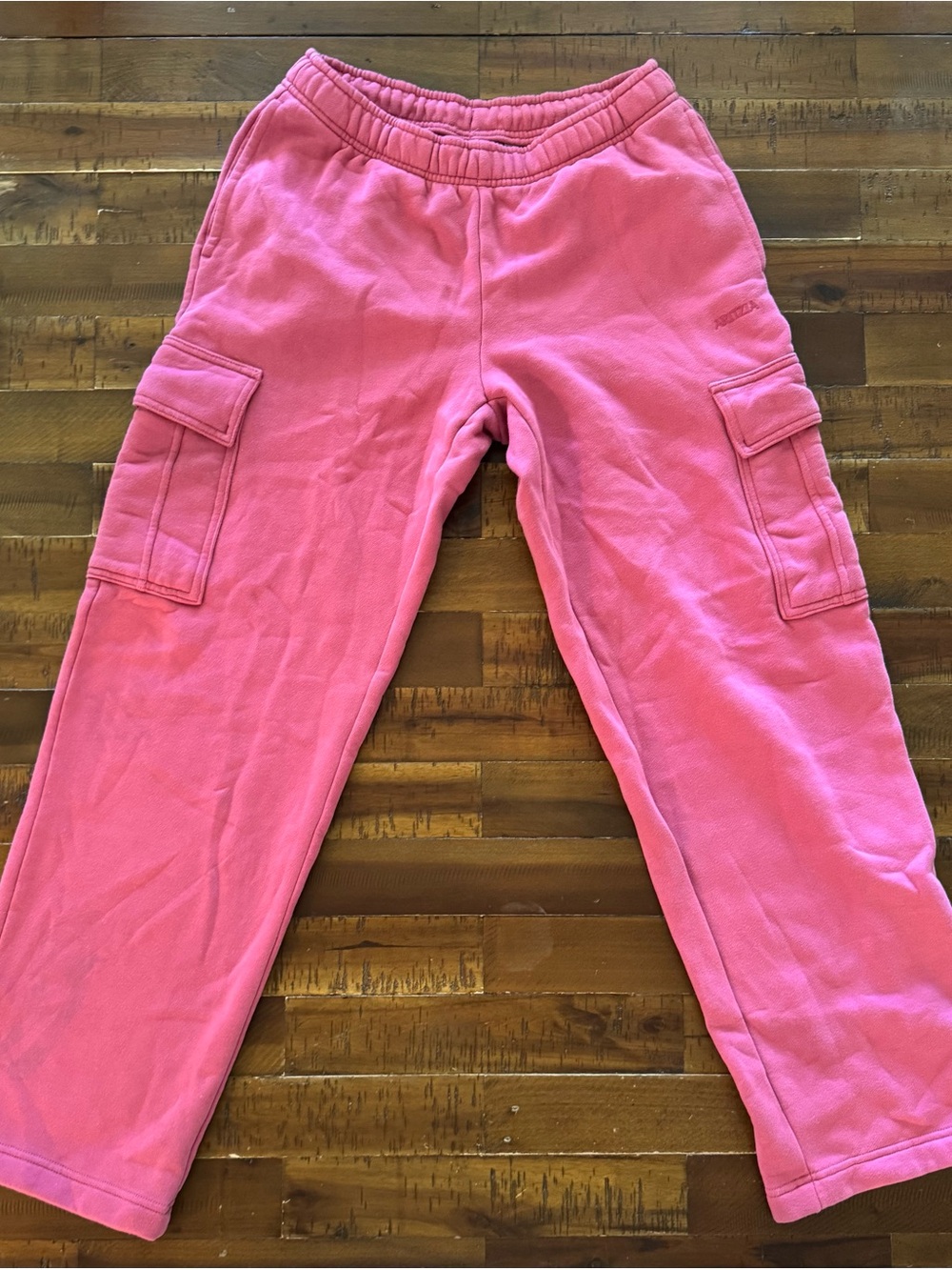 Aritzia Pink Cargo Sweatpants - Mega a fit Cozy Joggers